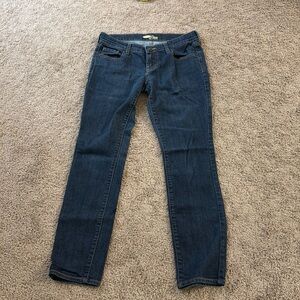 Old Navy Women's Deep Blue Straight Leg Jeans (4 Short)